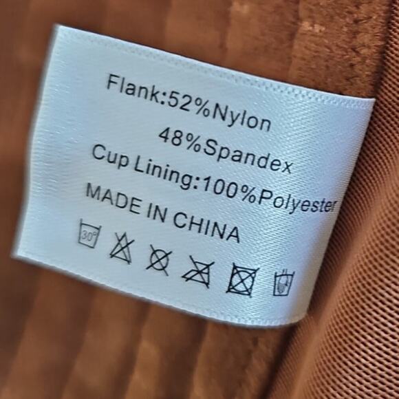 Push-Up Longline Bra Brown Size 40E/F - Picture 4 of 4